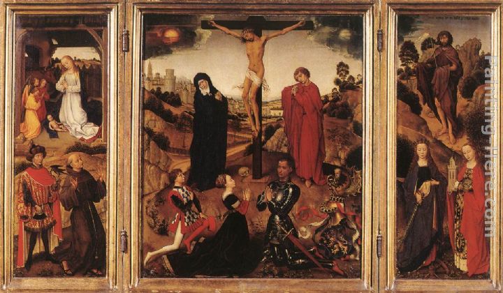 Sforza Triptych painting - Rogier van der Weyden Sforza Triptych art painting